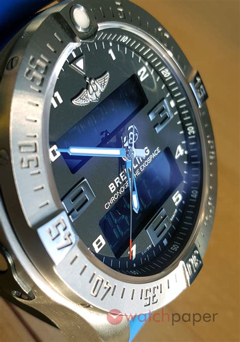 breitling exospace wrist|Breitling exospace video.